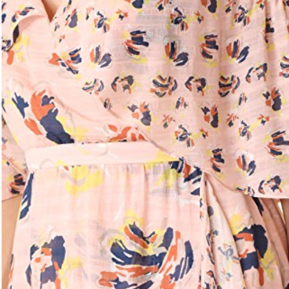 Tanya Taylor Amylia Textured Silk Abstract Floral - Picture 3 of 5